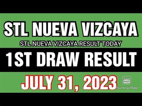stl nueva vizcaya result today|1ST DRAW, STL NUEVA VIZCAYA 10:30AM Result Today .
